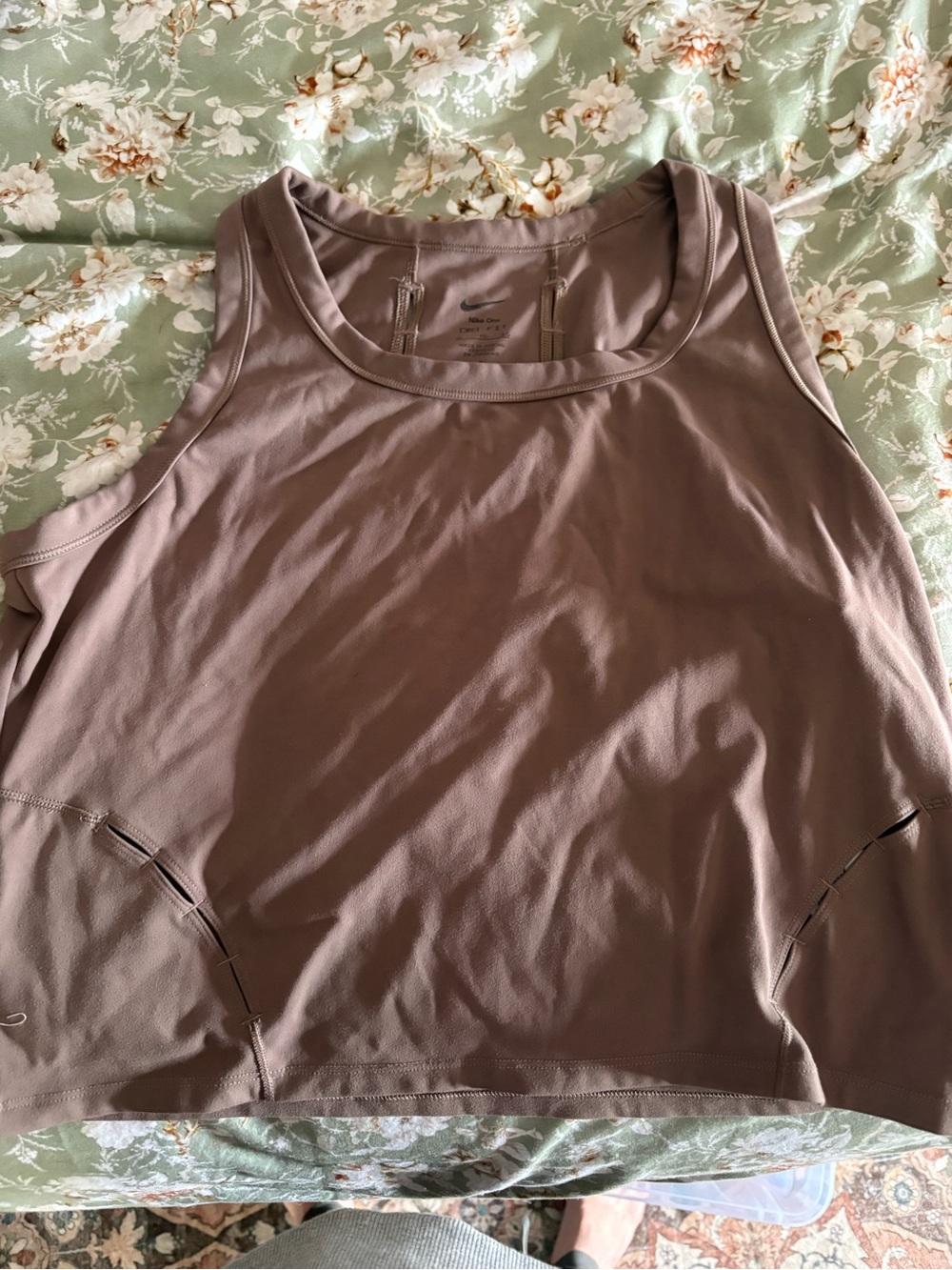 Nike Women’s Mauve Tank Top - Dry Fit